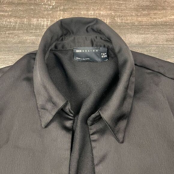 ASOS cropped wrap front blouse - Picture 4 of 9